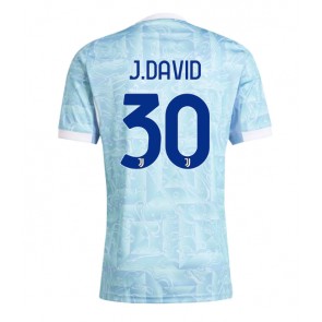 Juventus Jonathan David #30 Bortatröja 2025-26 Kortärmad